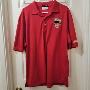 Mens Sport Trek All Star Game 2014 Budweiser Red Polo Shirt size large